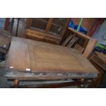 Court Clarkes Victorian Oak Desk Top From Guildhall