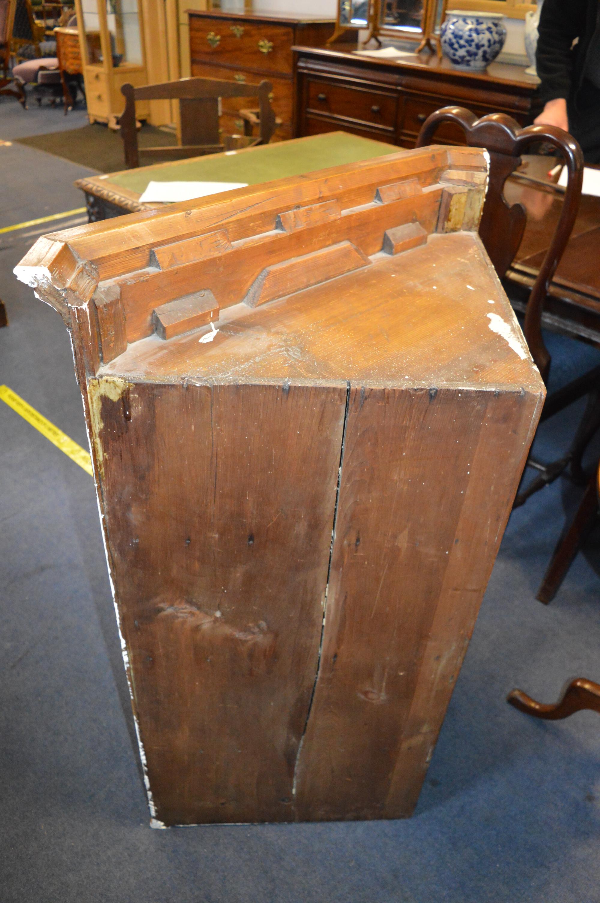 18th Century Oak Corner Cupboard with Inlaid Panels - Image 2 of 3