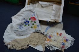 Vintage Linens, Tablecloths, Embroideries, etc.