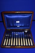 Garrad & Co Hallmarked Sterling Silver Cutlery Canteen 1917