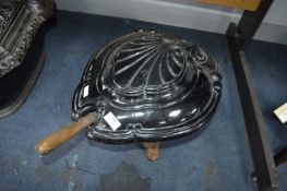 Continental Cast Iron Coal Scuttle and Contents