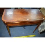 18th Century Inlaid Mahogany Gate Leg Table