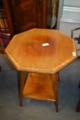Edwardian Inlaid Octagonal Occasional Table