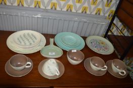 Poole Pottery Part Tea Set plus Associated Plates 22 Pieces