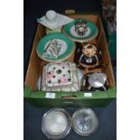 Decorative China, Rose Bowls, Cake Stands, Sandwich Plates, Teapots, etc.