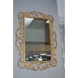 Ornate Gilt Framed Wall Mirror