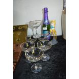 Babycham Special Edition plus Set of Six Glasses and a Babycham Bambi