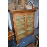 Victorian Glazed Pine Bookcase
