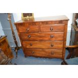 18th Century Mahogany Two over Three Chest