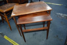 Nest of Two Danish Rosewood Side Tables stamped B.R. Gelsted