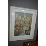Signed Watercolour by Morris Draper - London West One