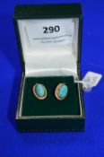 9ct Gold & Turquoise Earrings