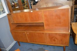 Retro Teak Sideboard with Drinks Cabinet by Portwood Furniture