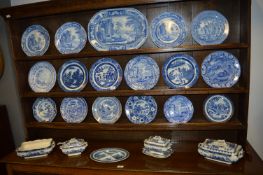 Decorative Blue & White China Plates etc.