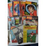 Charles Buchan's Football Monthly and Goal Magazines from 1950's and 60's