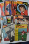 Charles Buchan's Football Monthly and Goal Magazines from 1950's and 60's