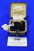 18ct Gold Wedding Band - Birmingham 1897, ~5.8g