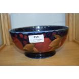 Period Moorcroft Bowl with Pomegranate Design