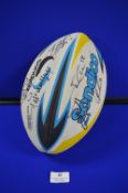 Signed Sondico Rugby Ball