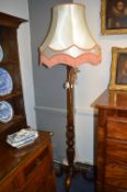 Mahogany Standard Lamp