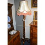 Mahogany Standard Lamp