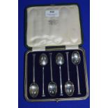 Set of Six Hallmarked Sterling Silver Teaspoons