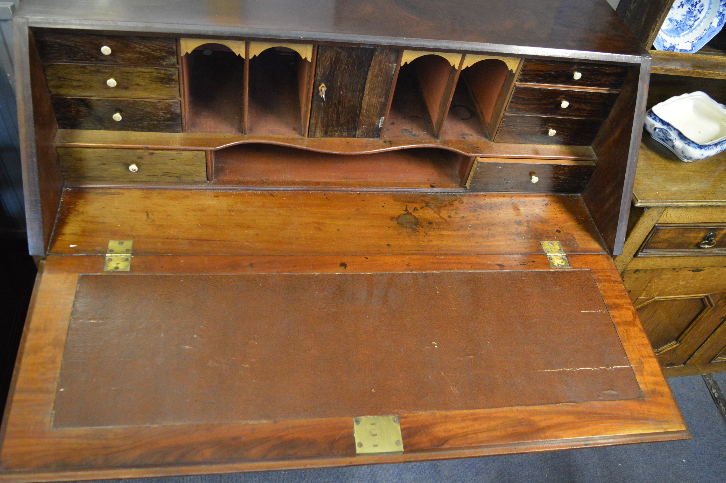 18th Century Walnut Bureau - Image 5 of 6