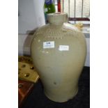 Salt Glazed 2 Gallon Beer Flagon - Frankland & Richardson Whitby