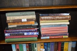 Twenty Assorted Folio Society Books; History, Fiction, etc.