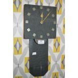 Retro Slate Wall Clock