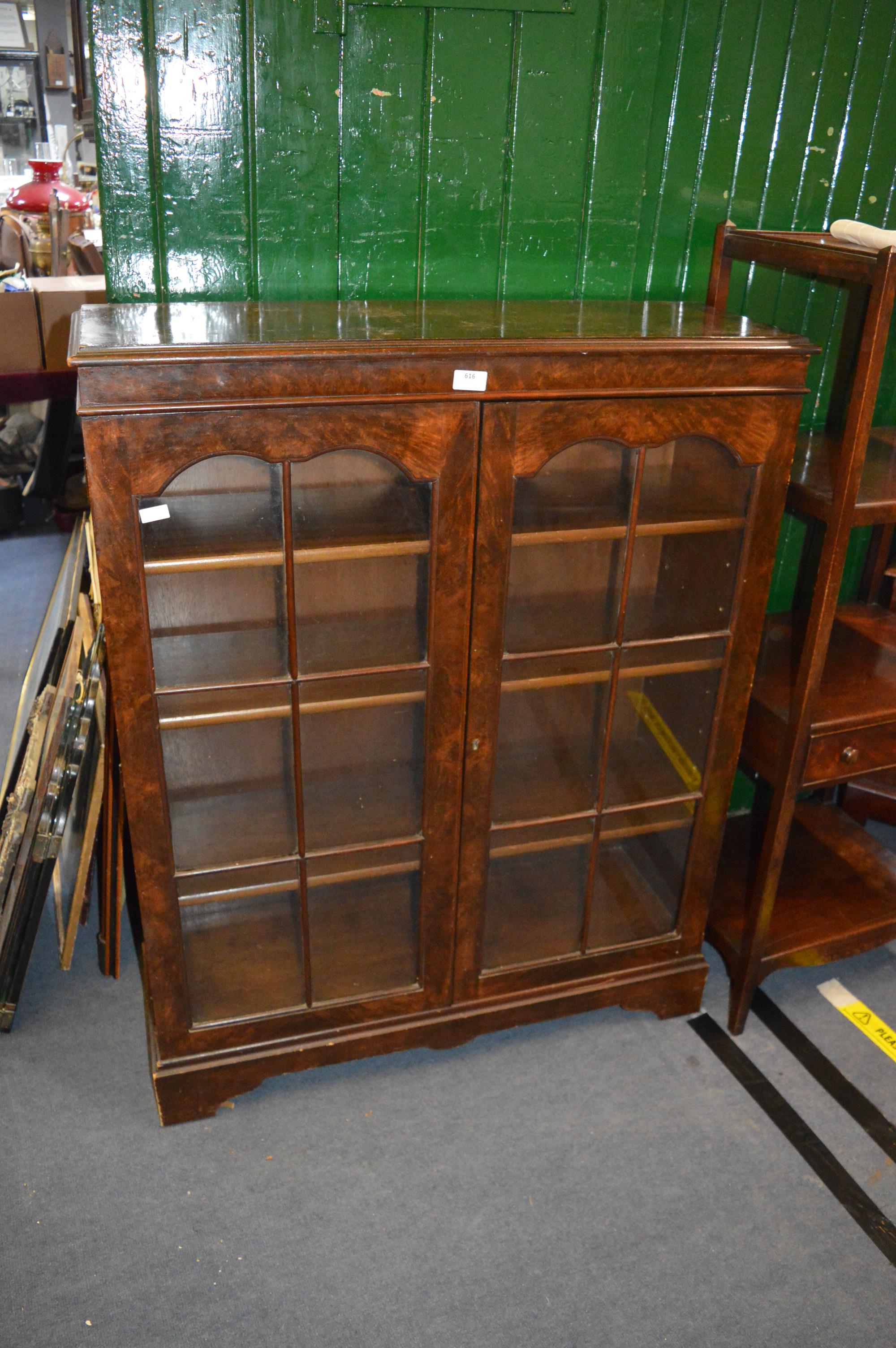 18th Century Walnut Glazed Bookcase