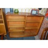 Retro Teak Glazed Front Bookcase