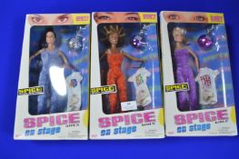 Three Spice Girls Dolls; Sporty, Scary and Baby