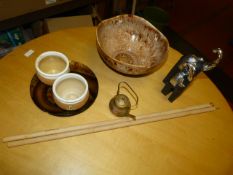 *Elephant Ornament, Teapot, China, etc.