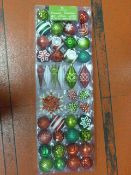 *CG Hunter 54pc Christmas Ornaments