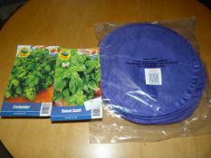 *Coriander Seed and Sweet Basil Seed Starter Kits,