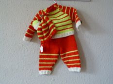 Childs Green, Red & White Kitted Clothing