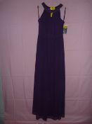 *Chiffon Size: 8 Majestic Purple Dress