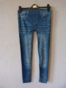 Size: 12 Jean Print Leggings