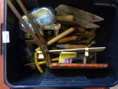 *Box of Tools; Hammers, Clamps, Woodworking Tools,
