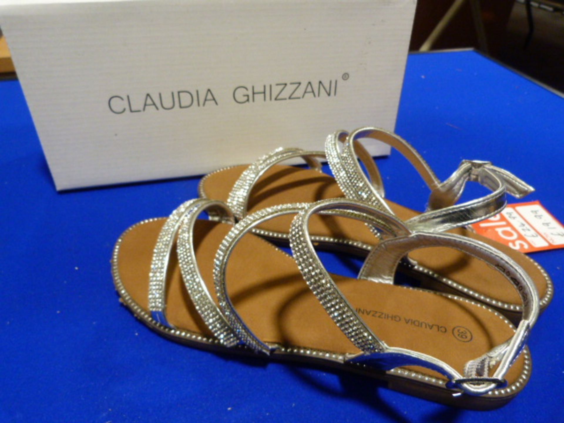 *Claudia Ghizzani Size: 39 Silver Combine Shoes