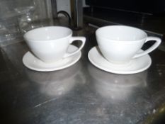 * coffee cups and saucers - approx 22