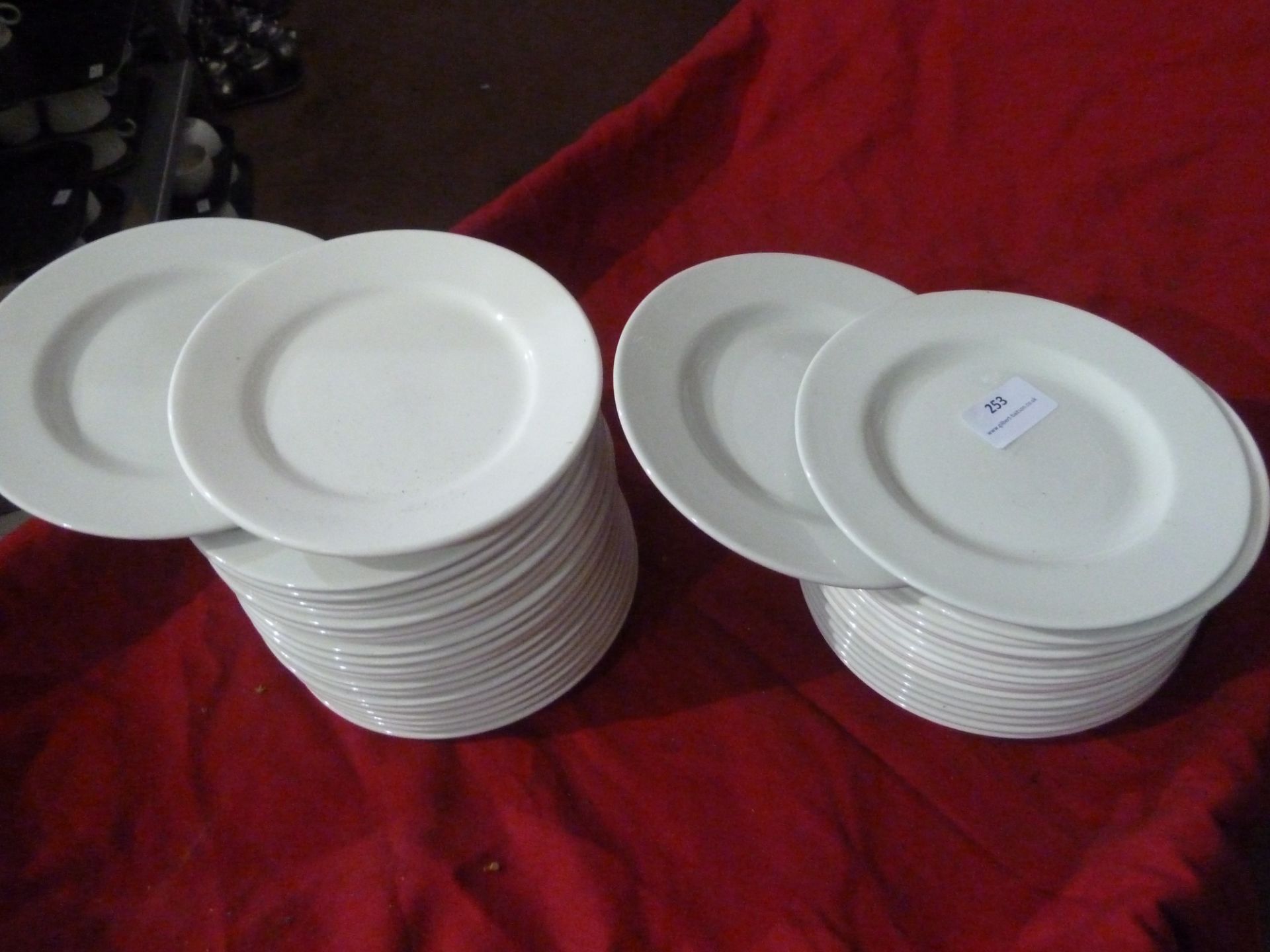 * small round side plates x 35+