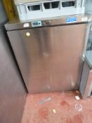 * S/S undercounter fridge 600w x 600d x 820h