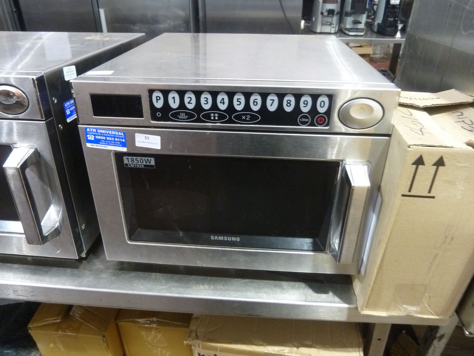 * Samsung CM1929 1850W commercial microwave