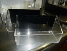 * 2 x acrylic point of sale boxes