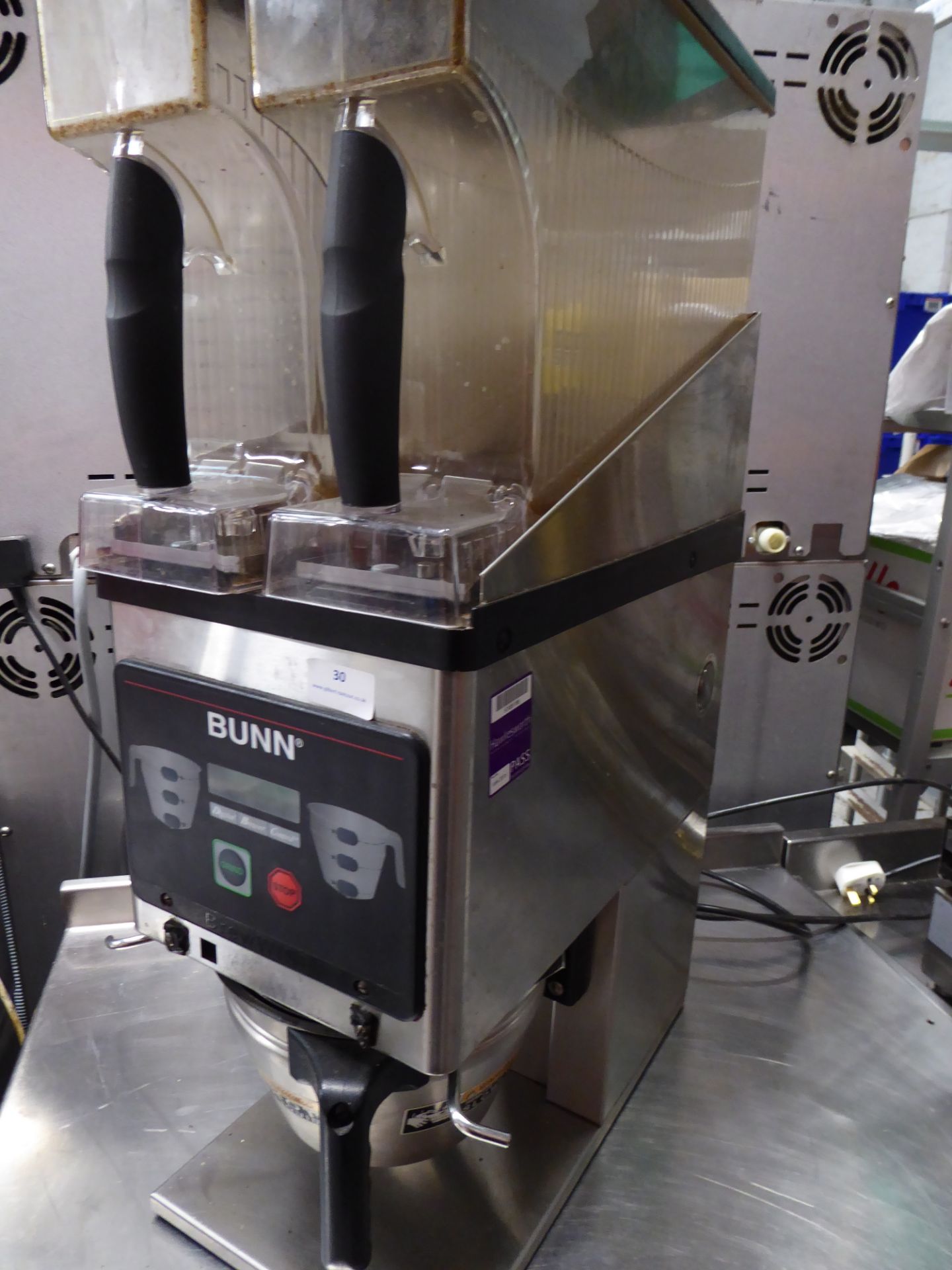 *large Bunn 2 hopper coffee grinder - Image 3 of 3