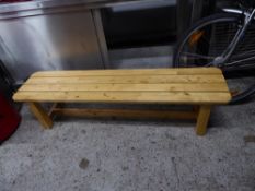 *2 x wooden benches