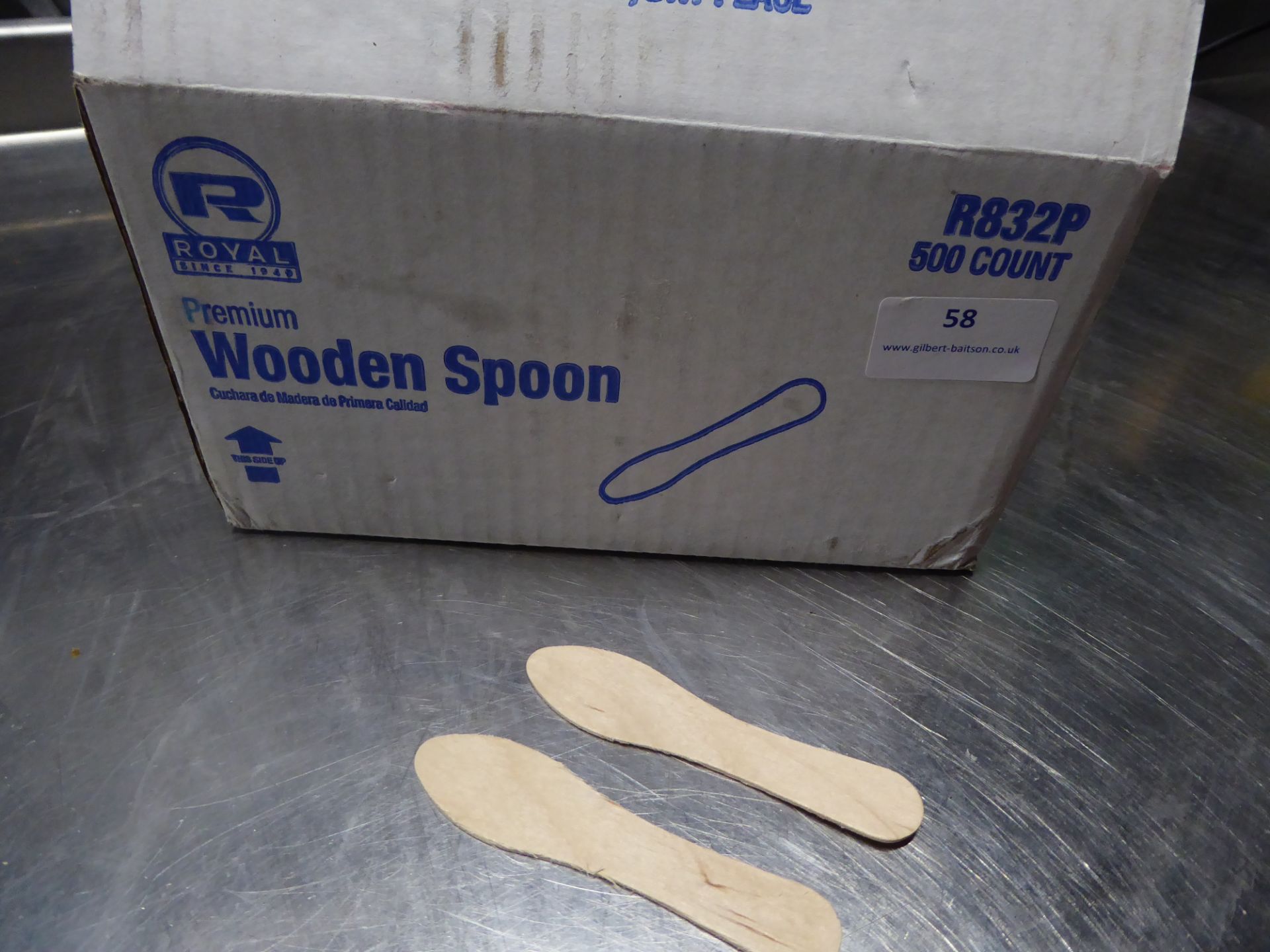 *box wooden spoons - x500 approx