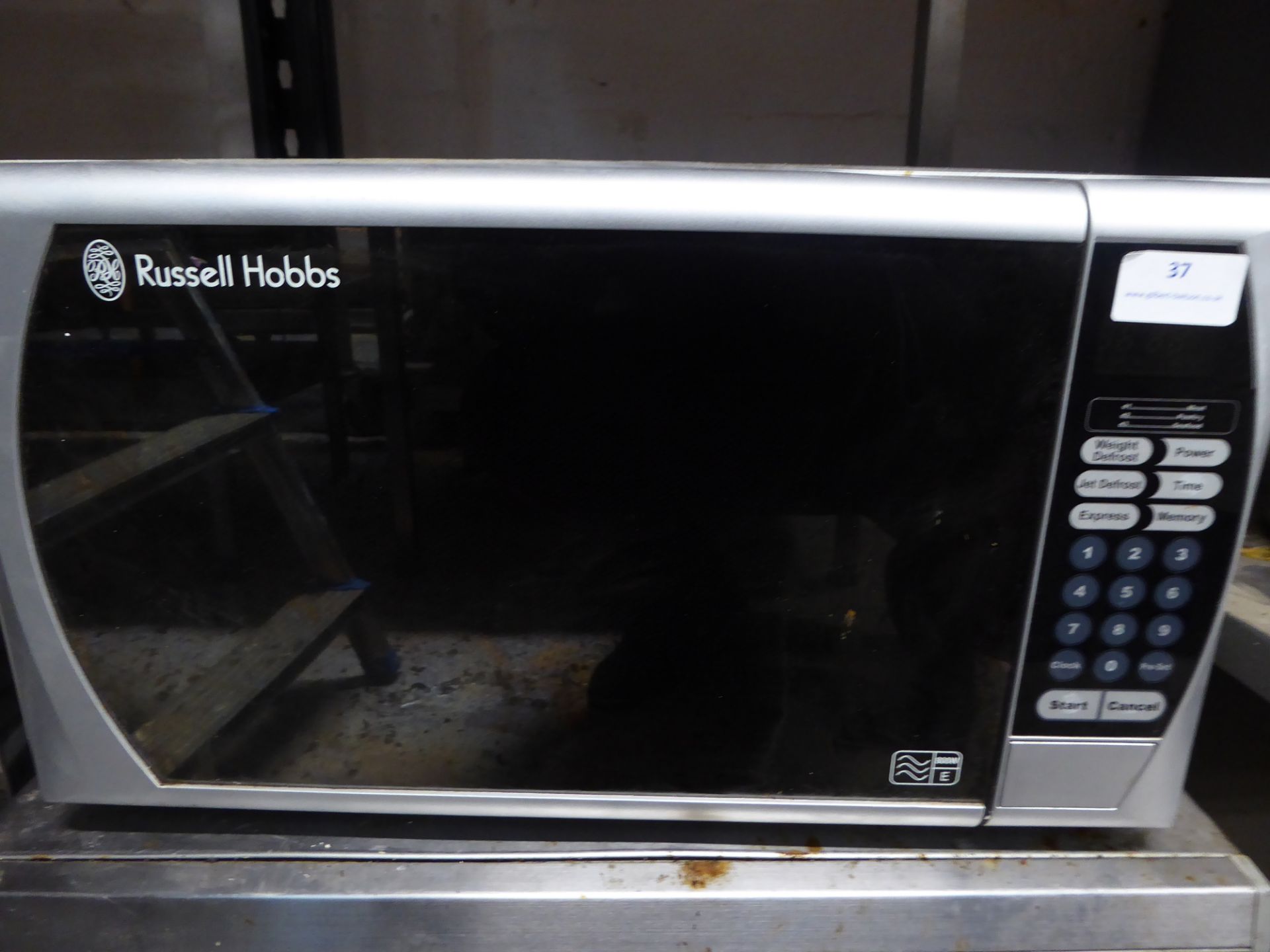 *Russell Hobs 800w silver domestic microwave